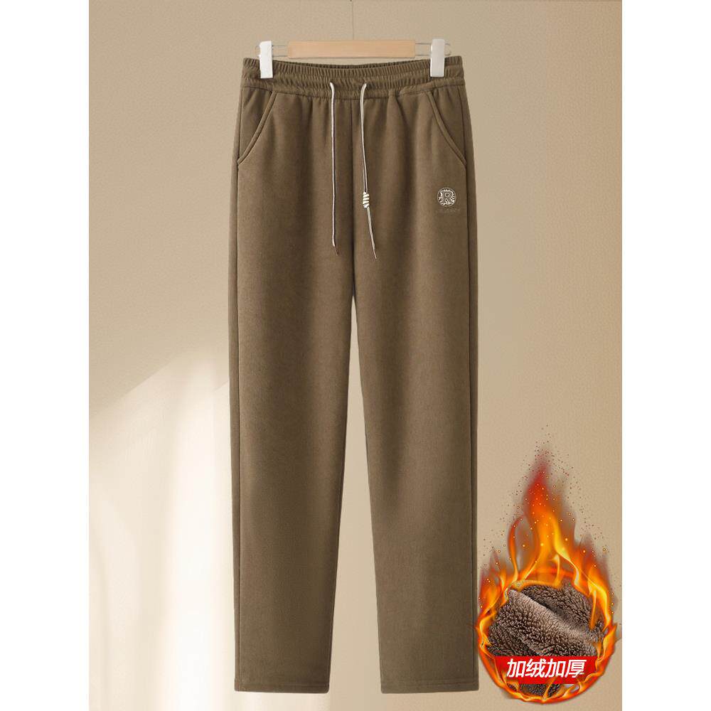 妈妈裤子冬季加绒加厚宽松高腰保暖棉裤中老年人女裤一条过冬裤女