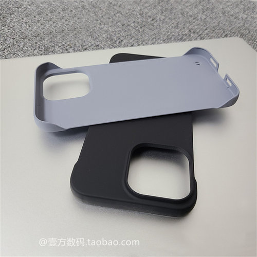 灰色无边框肤感PC硬壳适用OPPOA5A6Pro手机壳A1X纯色A1活力版A3薄A97精孔A96肤感K12plus黑K13Turbo套k10k9sx