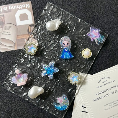 冰雪奇缘爱莎可拆卸鞋面鞋扣
