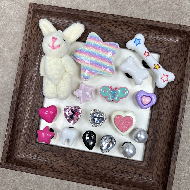 Y2K小兔子多巴胺搭配鞋扣