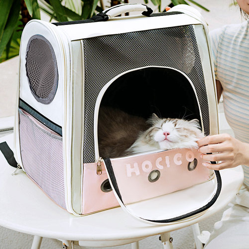 双肩猫包便携外出宠物背包大容量