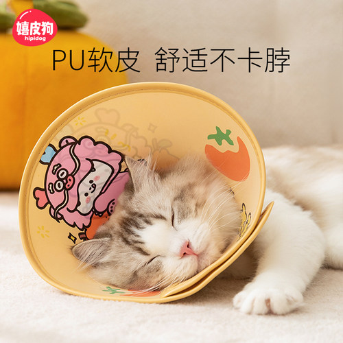 伊丽莎白圈狗狗猫咪项圈脖套防舔咬圈软伊莉莎白圈宠物头套耻辱圈
