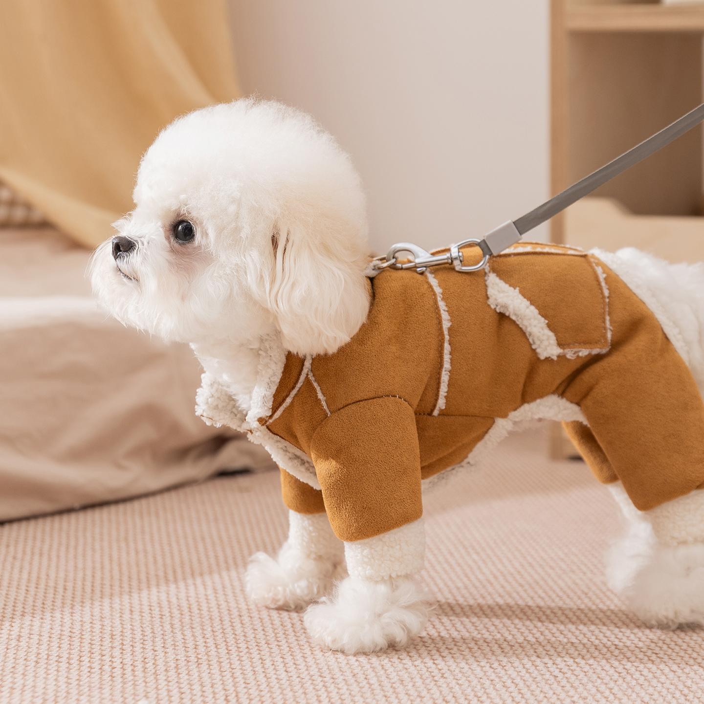 狗狗衣服2025新款秋冬装比熊泰迪雪纳瑞四脚中小型犬宠物小狗衣服