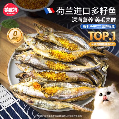 品质满籽鱼丨营养补充多春鱼冻干