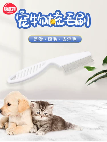 Кошачья блохня для питомца детали маленькой лапши с черным подбородком чистой чистой собакой и шагом собаки