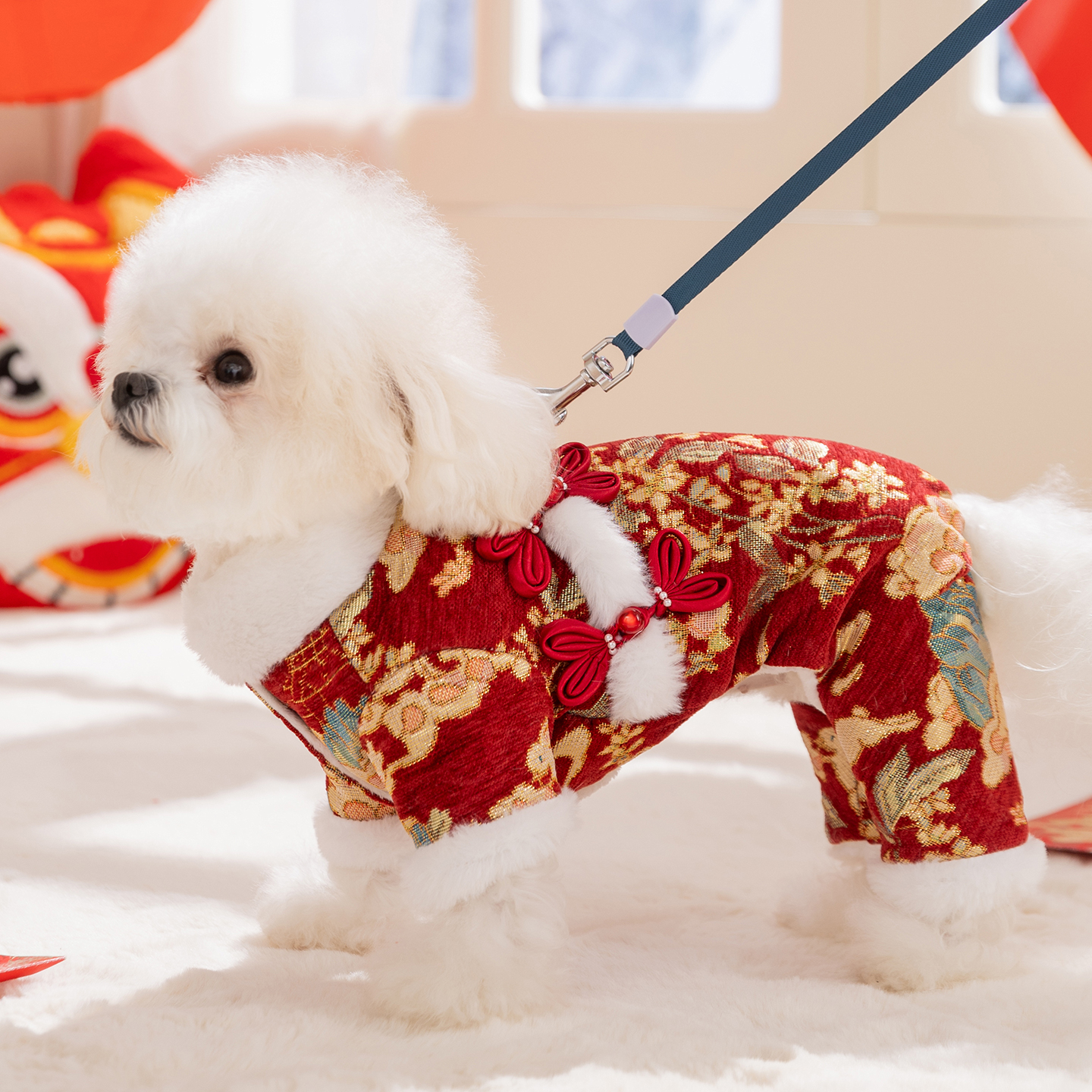 嬉皮狗|江山如画新年唐装棉衣