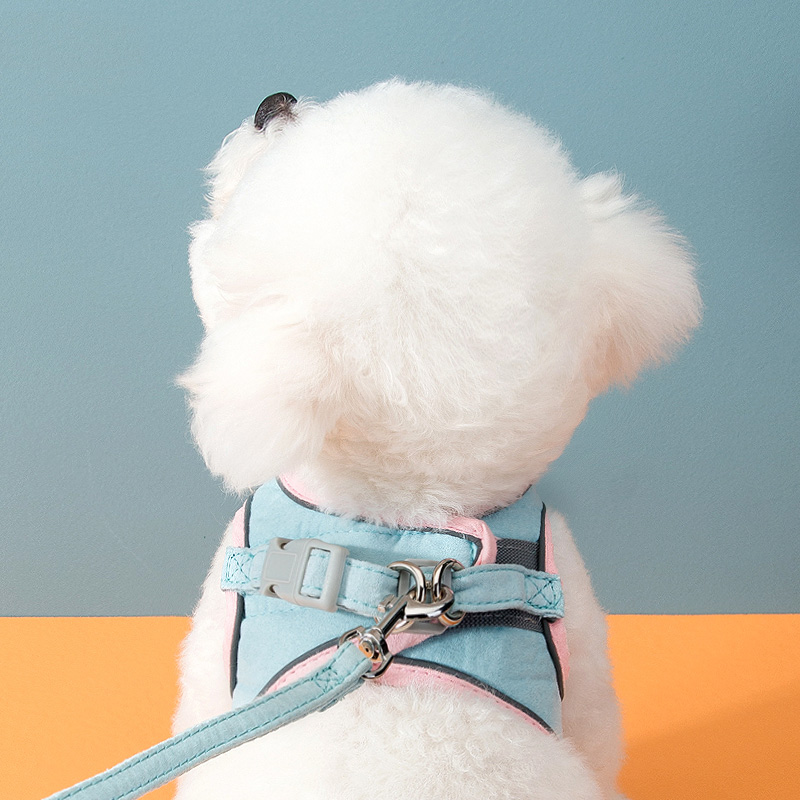 背心式防挣脱宠物猫狗狗牵引绳