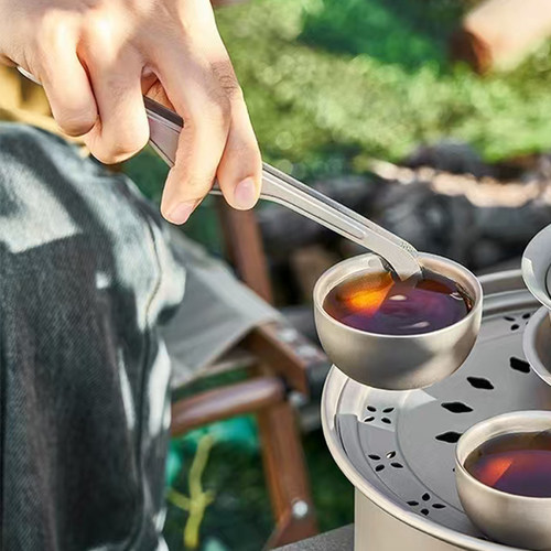 纯钛茶夹镊子高端泡茶杯茶夹