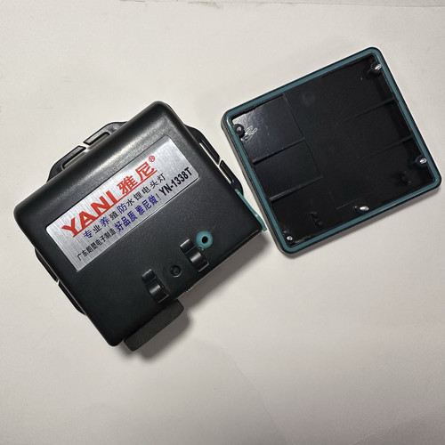 雅尼头灯1338外壳电池槽带电量显示位置无电路板736T戴头强光盒子