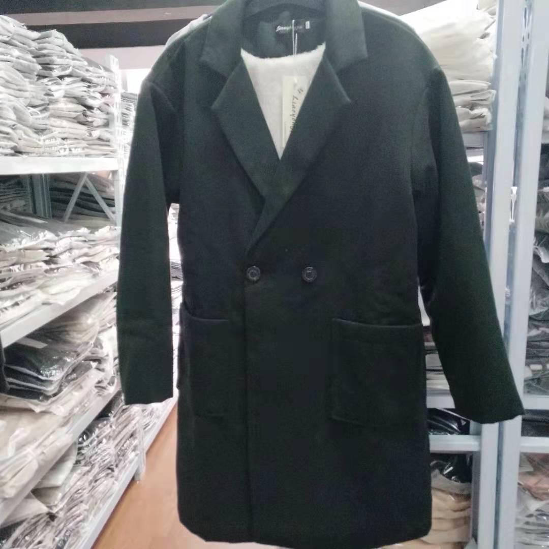 B30男中长款外套韩版宽松情侣羊羔毛里布毛呢大衣1312-F25-P70,男装毛呢大衣,星座1312