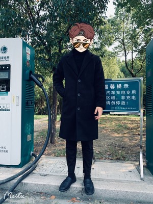 秋冬季加厚呢大衣男中长款风衣呢大衣1312--N1079--P65加厚P70,男装毛呢大衣,星座1312