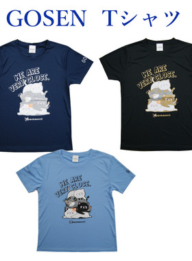 2022年日本GOSEN高神羽毛球服短袖时尚男女通用款衬衫