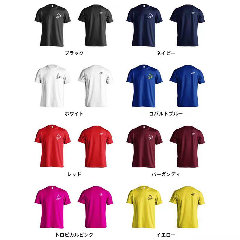 2024代购日本正品羽毛球服T恤短袖运动速干吸汗圆领衣男女同款