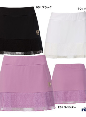 23年新款日本正品ROCHE罗氏网球羽毛球运动短裙透气速干无打底裤