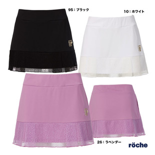 ROCHE罗氏网球羽毛球运动短裙透气速干无打底裤 23年新款 日本正品
