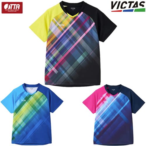 VICTAS25年新款乒乓球运动短袖