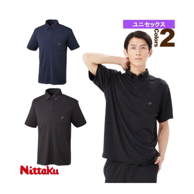 25年新款日本代购正品Nittaku尼塔库翻领乒乓球服速干