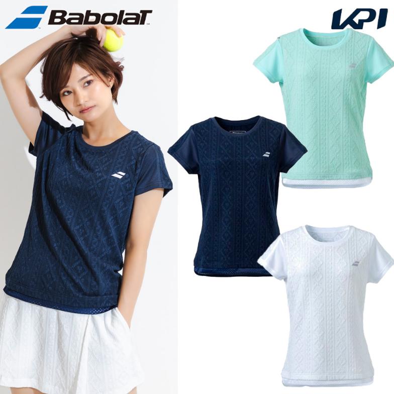 24新款日本代购Babolat百宝力网球服女式短袖衬衫运动短袖