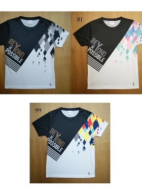 21新款日本原装正品GOSEN高神男女款羽毛球服文化衫短袖限量透气