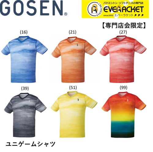 GOSENUnigame男士羽毛球短袖