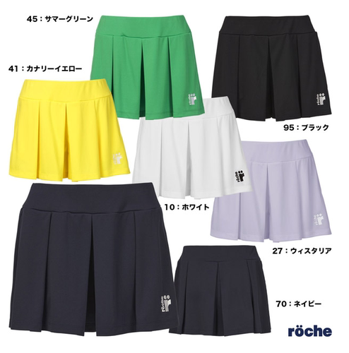 2024日本正品代购罗氏roche品牌女款裙裤百褶裙春夏运动常备