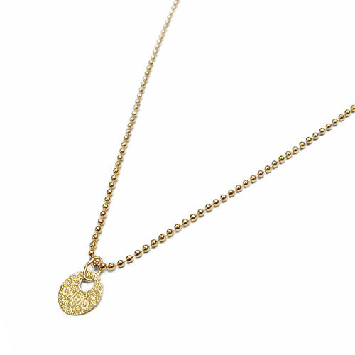日本原装代购CHRIO男女款LUCIA NECKLACE 14KGF黄金运动项链D系列