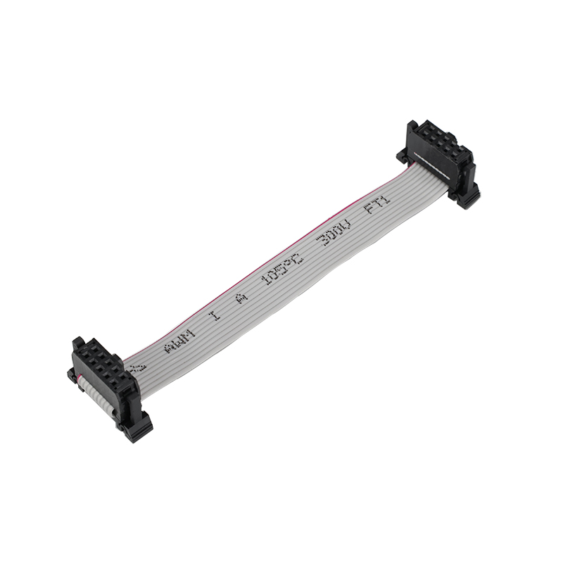 FC扁平灰色排线蝴蝶扣7/0.12铜丝电缆线连接线10/14/16/20P 批发