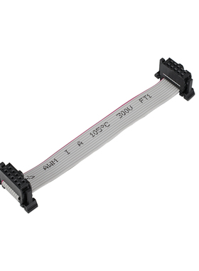 FC扁平灰色排线蝴蝶扣7/0.12铜丝电缆线连接线10/14/16/20P 批发