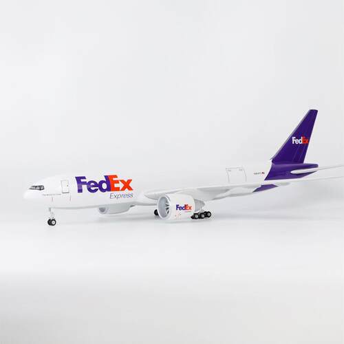 仿真FedEx联邦快递波音777货机飞机模型民航货运航空摆件礼物礼品