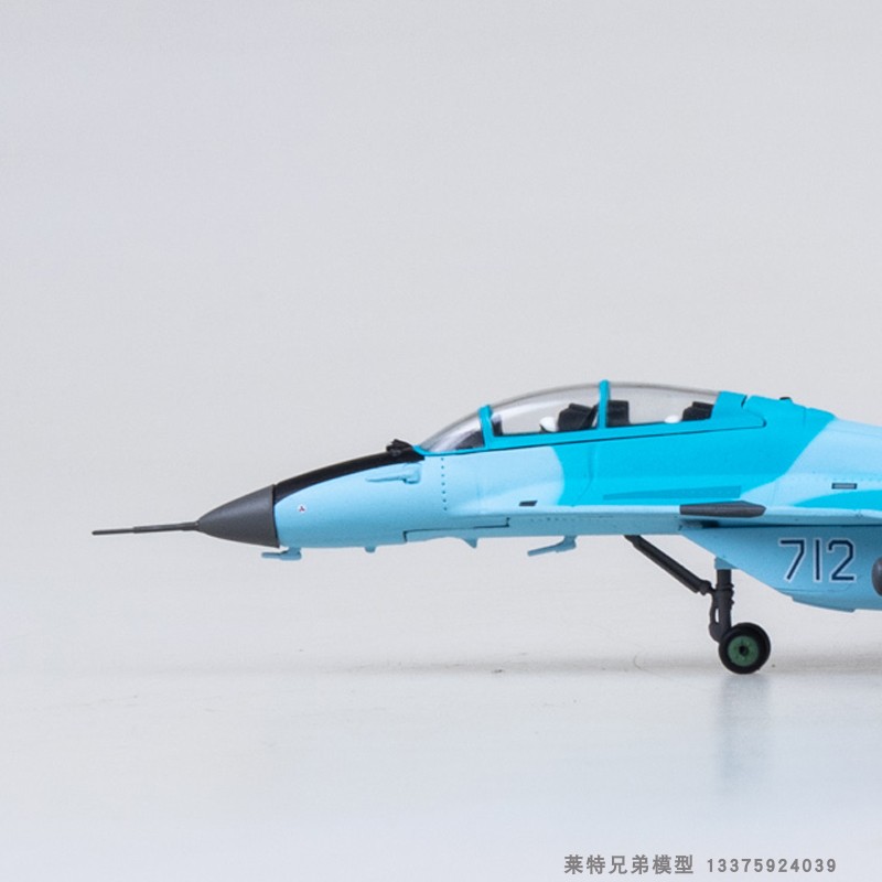 1:100米格35战斗机仿真合金飞机模型mig35俄罗斯军事航模摆件收藏