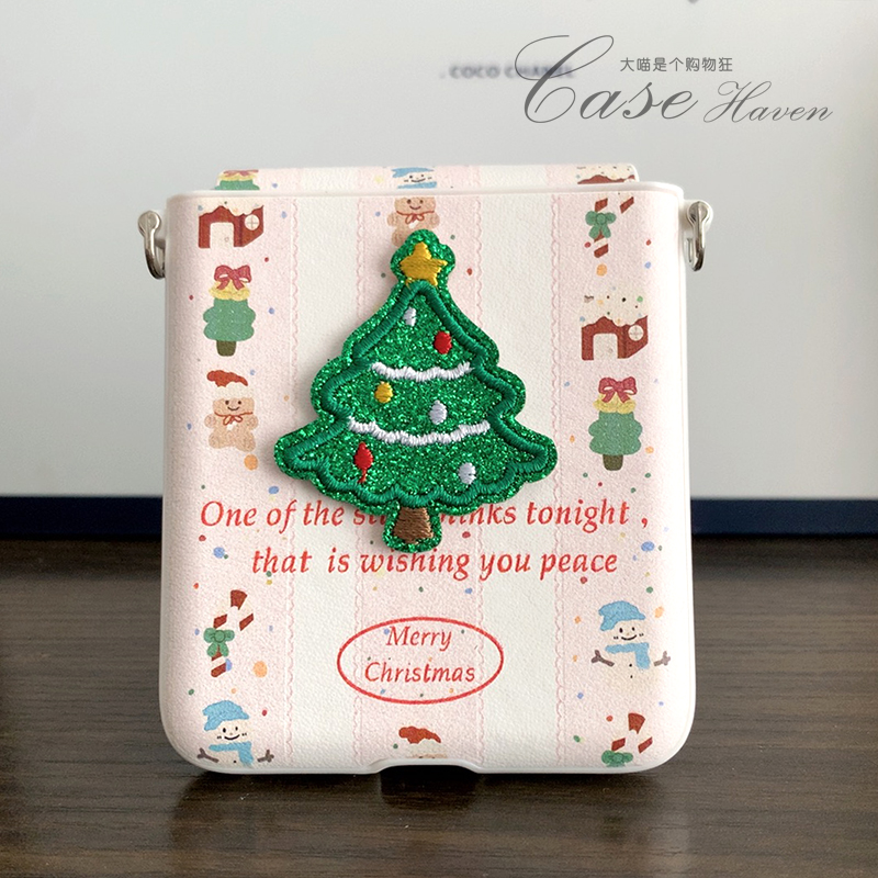 小清新碎花圣诞手机壳pocket2