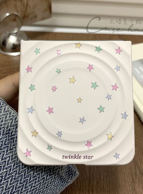 ins风彩色小星星磁吸波漾手机壳适用于三星zflip7/6小折叠华为PuraX硬壳小米mixflip2翻盖oppofindN3Flip荣耀