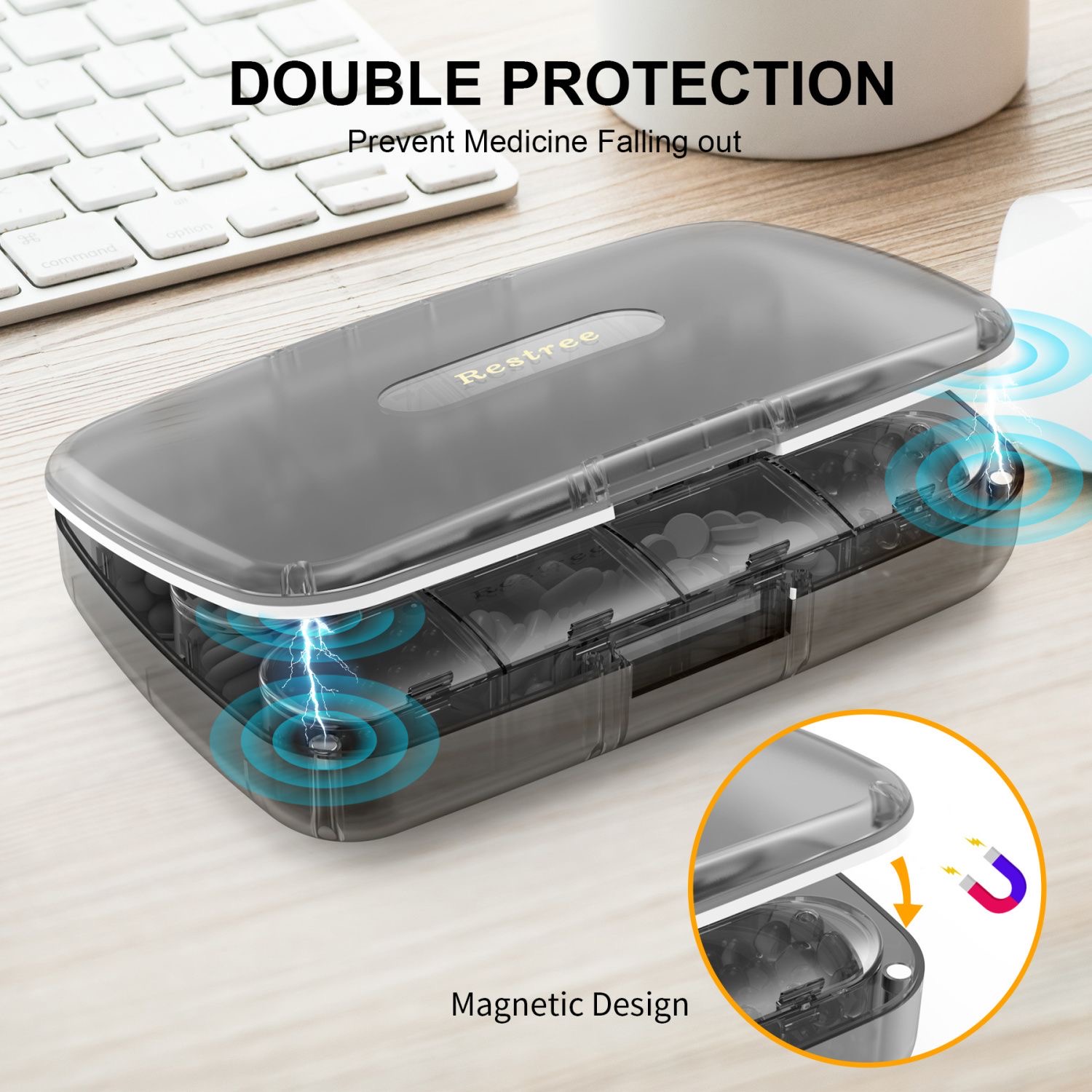 【小红书推荐】药盒可拆卸大容量