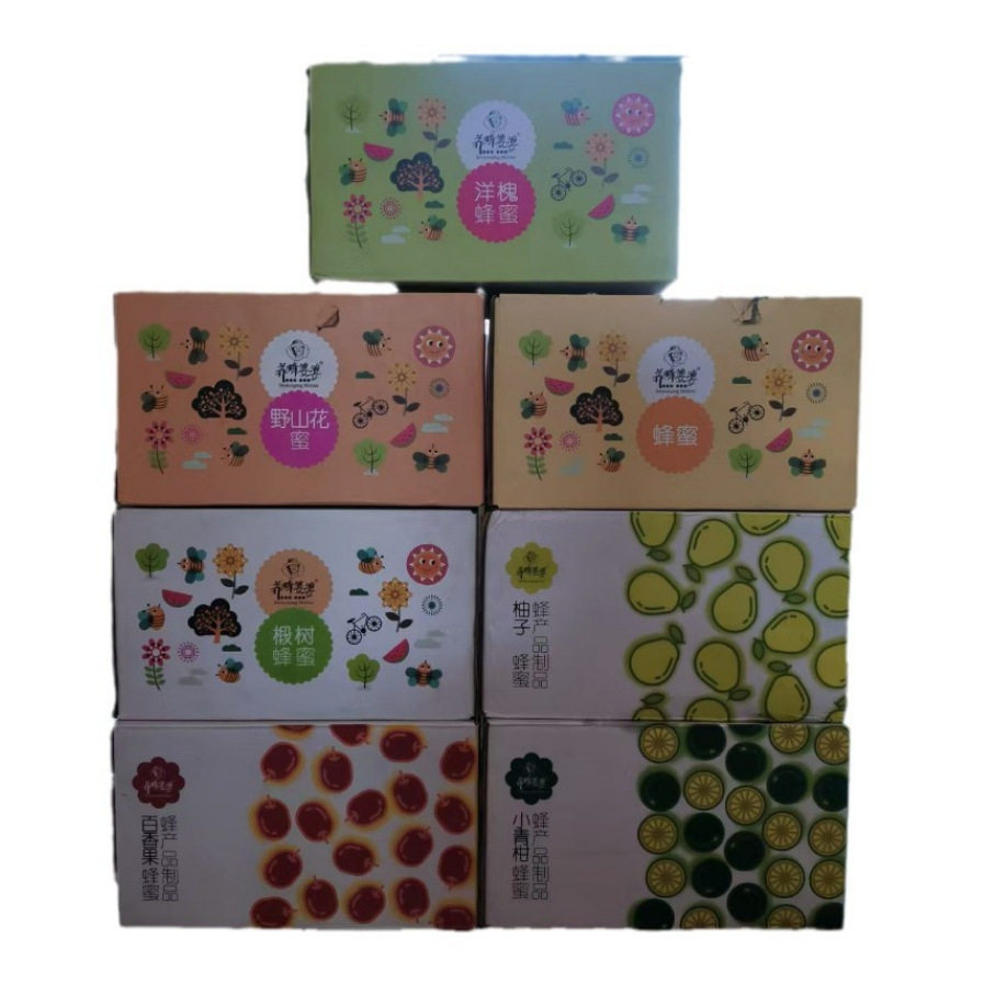 26.11到期养蜂婆婆花蜜蜂蜜130g*48支整箱柠檬柚子百香果挤压式