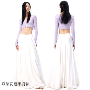 设计感半身裙女长款 蓬蓬长裙高街拖地裙遮肉显瘦 新款 2026春夏装