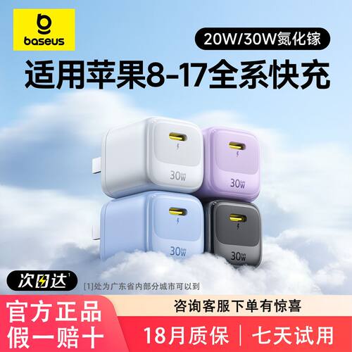 倍思30W/20WPD快充充电器套装