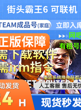【网吧可用】街头霸王6 Steam正版国区成品号 Street Fighter 6