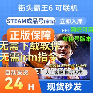 Steam正版 街头霸王6 国区成品号 Street Fighter 网吧可用
