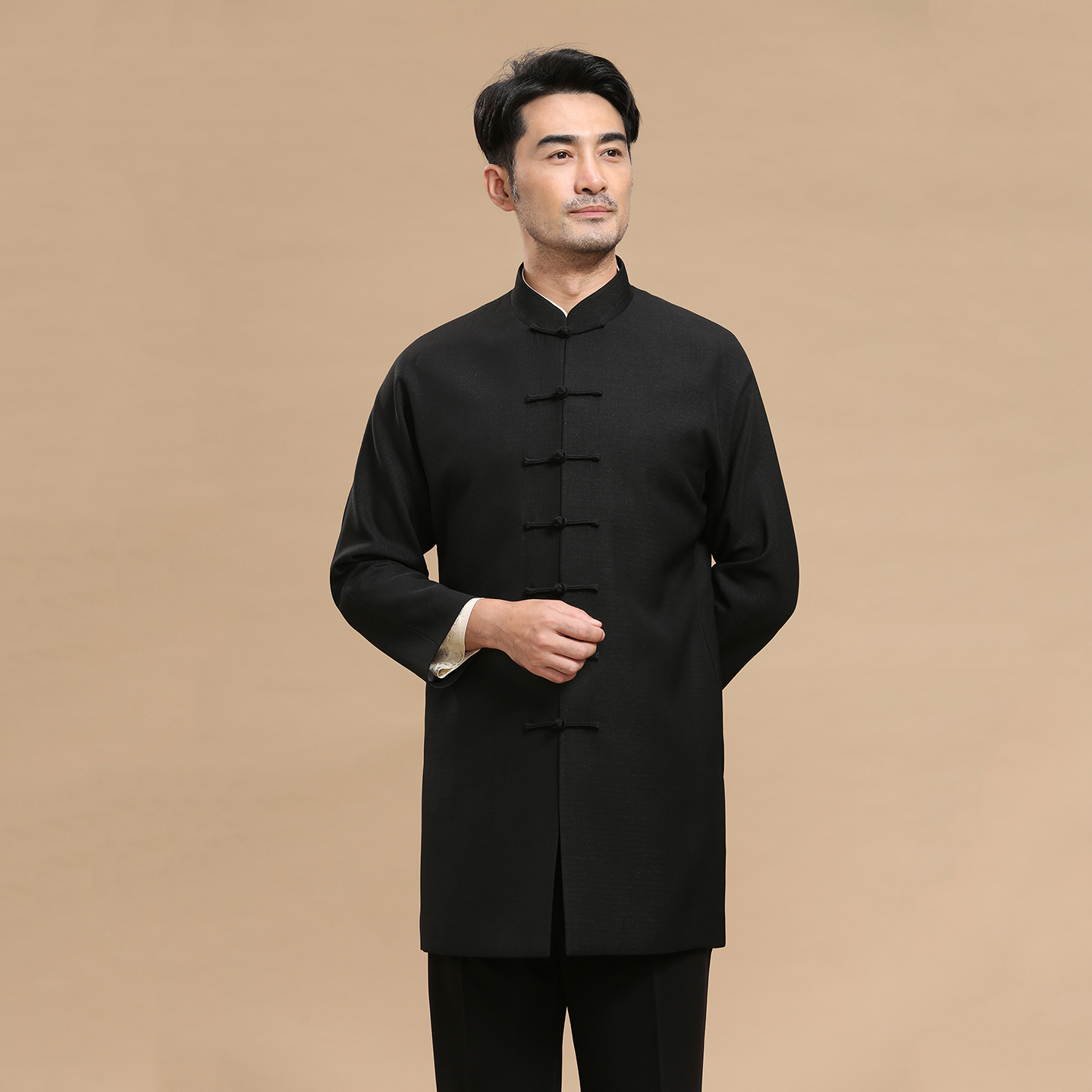 唐袭世家中式唐装男秋季长袖外套