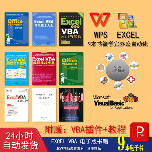 WPS启用宏教程VBA电子版书籍VBA插件一键安装永久激活