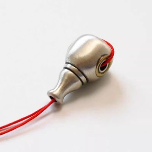 藏式925银嵌铜佛头复古三通一点心意佛塔背云念珠手持佛串diy配件