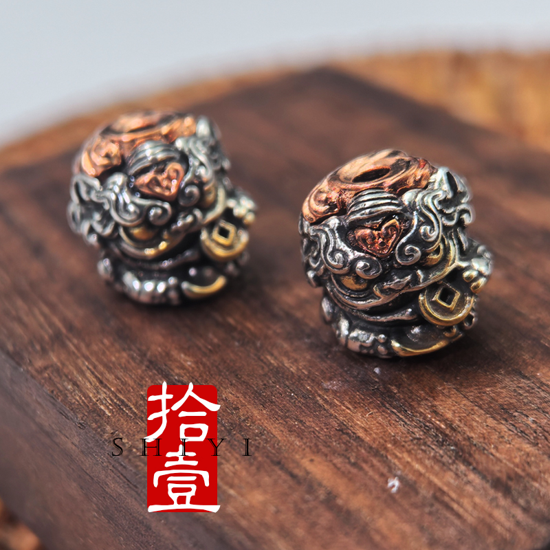 原创四喜丸子DIY手串隔珠配件珠