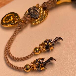 法螺弟子珠8K黑金头盔法器星月金刚百香椰蒂DIY佛珠收尾文玩配饰