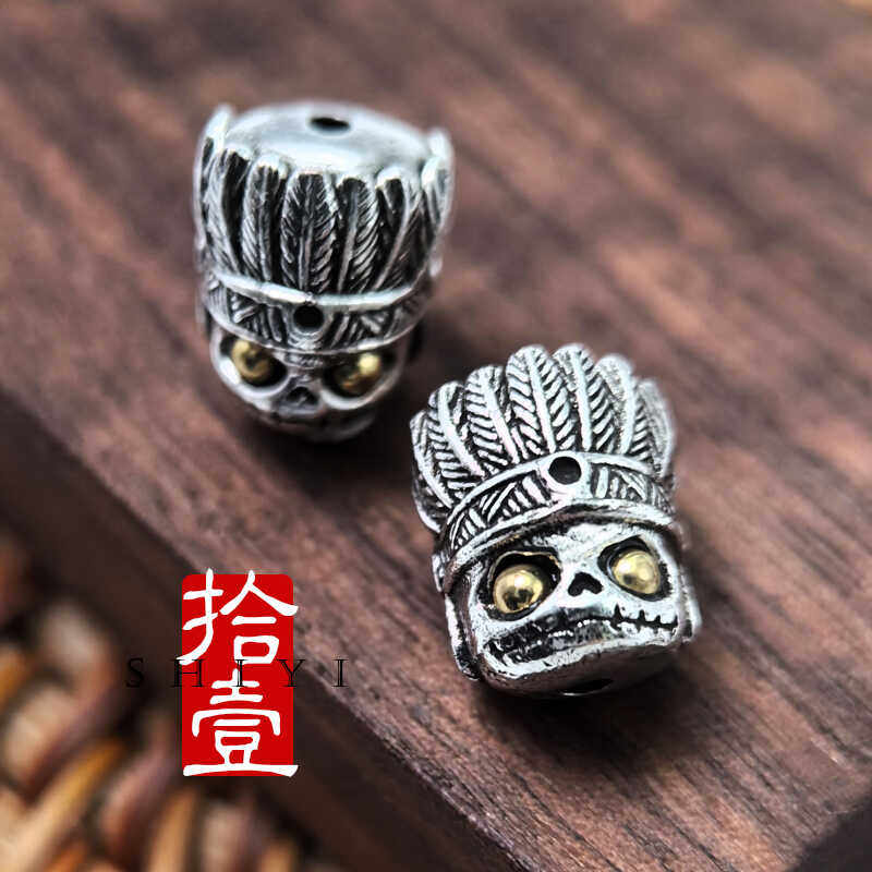 尸陀林主DIY925镀银帅气文玩配饰