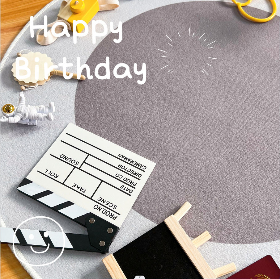 抓周道具用品套装女宝现代风一周岁物品生日布置礼男抓阄ins地毯