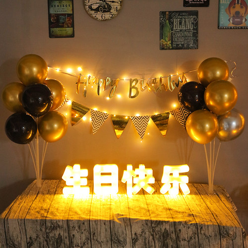 男生生日惊喜布置创意价格 男生生日惊喜布置创意图片 星期三