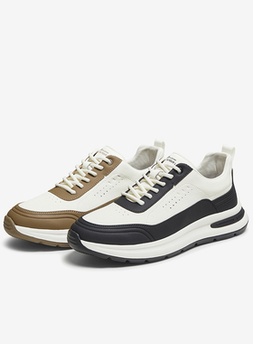 百思图2025秋季新款时尚简约户外街头男运动休闲鞋87200CM5