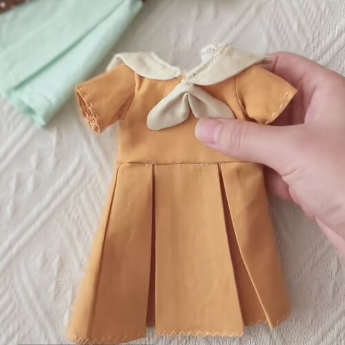 bjd娃娃衣服秋季连衣裙6分/ob24/甘蔗体棍6/mjd6分娃衣日常水手服