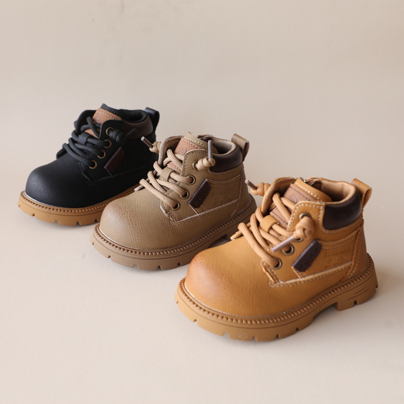 崔丫丫男女宝宝小黄靴单靴