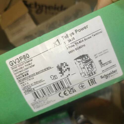 议价全新施耐德GV3P80电动机断路器，TeSys Power系议价